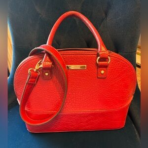 Anne Klein Vibrant Red Satchel